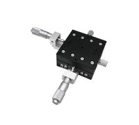 Pfeilzieher Tavolo Scorrevole ASSE XY XY60-L/R/C/LM/RM/CM 60 * 60 mm Stazione di rifinitura Piattaforma di Spostamento Manuale Tavolo Scorrevole lineare Binario Trasversale (XY60-C)