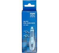 PFERD 12600030 - Set per lima per motosega con diametro di 4,0-5,5 mm, 1 impugnatura ergonomica per lima, 2 affilatrici per motosega, 12600030 - per risultati uniformi di affilatura
