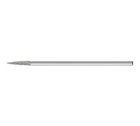 PFERD 21222687 Punta fresatrice Metallo temprato Archivio ovale Lunghezza 75 mm