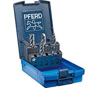 Pferd 26550 5 Piece Alu/NF taglio carburo Bur set con custodia in plastica, 1/10,2 cm Shank