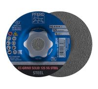 Pferd 61201, dischi abrasivi cc-grind-solid, diametro 12,7 cm, 7/20,3 cm Arbor hole, 12200 rpm