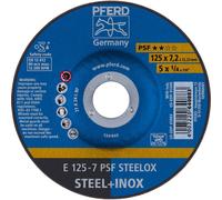 PFERD 62012640 Psf Steelox Disco di sgrossatura con centro depresso Diametro
