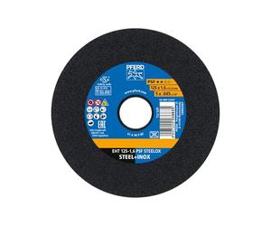 PFERD Disco da taglio EHT, 25 pezzi, 125 x 1,6 x 22,23 mm, dritto, linea universale PSF STEELOX | 61721121 - per acciaio e acciaio inossidabile (INOX)