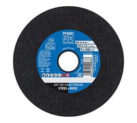 PFERD Disco da taglio EHT, 5 pezzi, 125 x 1,0 x 22,23 mm, dritto, linea di potenza SG STEELOX | 69198297 - per acciaio e acciaio inossidabile (INOX)