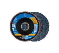PFERD Placca a ventaglio Polifan, 10 pezzi, 115 mm, Z40, X-Lock (22,23 mm), PSF STEELOX, 67664116 - per una maggiore convenienza grazie alla rottura aggressiva e alla buona durata