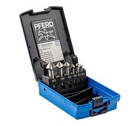 PFERD HSS-E Co5 - Set di 6 punte per svasatura, 90°, Ø 6,3-20,5 mm, DIN 335 C, 25202157
