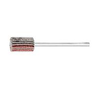PFERD Levigatrice a ventaglio F, 2 pezzi/corindone Ø 10 x 15 mm, diametro gambo 3 mm, A80/44498006, per levigatura fine e finitura con levigatrice dritta o trasmissione ad albero flessibile