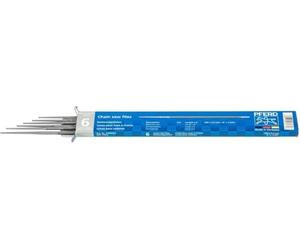 PFERD Lima per motosega, 6 pezzi, rotonda, 200 mm x 5,5 mm, lama elicoidale, Premium Line, 11041203 - per l'affilatura manuale di catene per motoseghe