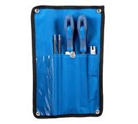 PFERD Set di pezzi per affilatura CS-SLS-4,8 in custodia arrotolabile, diametro 4,8 mm, 3/16", per la divisione della catena da 11099148, per un'affilatura confortevole e delicata delle catene per