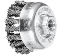 PFERD Spazzola a tazza COMBITWIST TBG Ø 65 mm M14 filo in acciaio Ø 0,50 per
