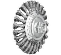 PFERD Spazzola conica KBG Ø 115 x 15 mm M14 filo in acciaio Ø 0,50 per