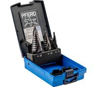 PFERD TOOLS 25201047 HSS Kit punte a gradini 3 parti 4 - 12 mm, 4 - 20 mm, 4 -