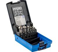 PFERD TOOLS 25202154 SET KES HSS DIN 335 C90° 6 Kit svasatori conici 6.3 mm, 8