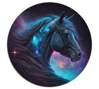 Pferde-Puzzle 1000 Teile für Erwachsene, schwierige Puzzles für Erwachsene, Familieninteraktion und lustiges Geschenk, lebendiges abstraktes Design, 1000 Teile (67,5x67,5cm)