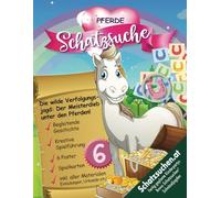 Pferde Schnitzeljagd Kindergeburtstag ab 6 Jahre: Kreativ geplante Schatzsuche mit Spurenlesen. Sofort Starten mit allen Materialien für Vielbeschäftigte & Liebhaber.