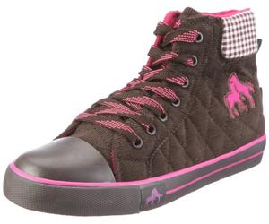 Pferdefreunde Luna 160107, Sneaker Ragazza, Marrone (Braun/Mokka/Pink), 34