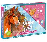 Pferdeglück - Der kreative Adventskalender. 24 Überraschungen für Pferde-Fans: Große Box (38,5 x 26,5 x 5 cm) mit 24 kleinen Boxen