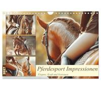 Pferdesport Impressionen. Eleganz, Kraft und Vertrauen (Wandkalender 2027 DIN A4 quer), CALVENDO Monatskalender: Die Faszination des Pferdesports in intensiven Momenten