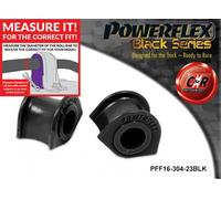 PFF16-304-23BLK Powerflex Black Barra Antirollio Ant Al Telaio Spazzole 23mm