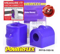 Powerflex Anteriore Rollio Bronzine Barra 16mm per Mazda 2 (2003-2007)