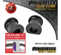 PFF19-1403-20BLK Supporti Antiribaltamento Anteriore Powerflex Neri 20mm
