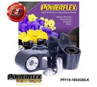 PFF19-1802GBLK Powerflex Black Forcella Ant Post. Spazzole Anti-sollevamento &