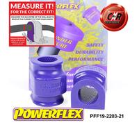 PFF19-2203-21 Powerflex Barre Anti Roll Anteriore Con Boccole 21Mm