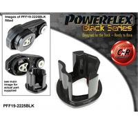 PFF19-2225BLK Powerflex Black Inferiore Coppia Supporto Boccola Grande Inserti
