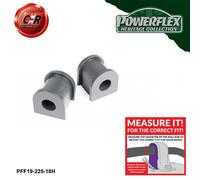 Powerflex Heritage Fr o, Spazzole 18mm Per Ford Cortina Mk4,5 76-82