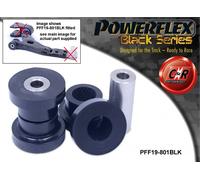 PFF19-801BLK Powerflex Nero Braccetto Anteriore Cuscinetti Anteriore Dado 12mm