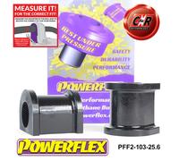 PFF2-103-25.6 Powerflex Montanti Per Barra Antiribaltamento Anteriore 25.6mm