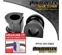 PFF25-104-25BLK Powerflex Nero Supporti Barra Stabilizzatrice Anteriore 25mm