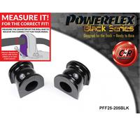 PFF25-205BLK Powerflex Nero Giunti Frontali Stabilizzatore 26.5mm