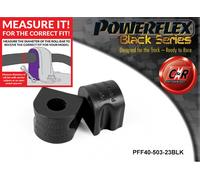 PFF40-503-23BLK Powerflex Nero Barra Anti Roll Anteriore Borchie Interne 23mm
