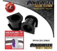 PFF44-201-29BLK Powerflex Nero Anteriore Barra Stabilizzatrice Supporti 29Mm