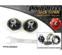PFF44-202GBLK Powerflex Black Forcella Ant Boccole Posteriori Anti-sollevamento