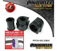 PFF50-403-22BLK Powerflex Black Barra Antirollio Ant Al Telaio Spazzole 22mm