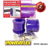 PFF57-204-25.5 Powerflex Road Anteriore Bronzine Barra Antirollio 25.5mm