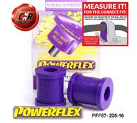 PFF57-205-16 Powerflex Road Anteriore Anti Rollio Barra Goccia Gancio Spazzole