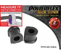 PFF57-601-21BLK Powerflex Nero Supporti Barra Anti Ribaltamento Anteriore 21mm