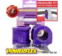 PFF57-601-24 Powerflex Struttura Anteriore Barra Stabilizzatrice Supporti 24mm