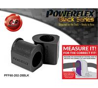 PFF60-202-28BLK Powerflex Black Anteriore Barra Antirollio Interno Spazzole 28mm