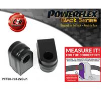PFF60-703-22BLK Powerflex Nero Paraurti Anteriore Anti Roll Bar Bushes - 22Mm