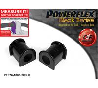 PFF76-1003-20BLK Powerflex Nero Anteriore Barra Stabilizzatrice Supporti 20mm