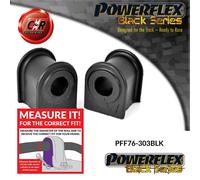 PFF76-303BLK Powerflex Nero Anteriore Barra Anti Rollio Supporti 18mm