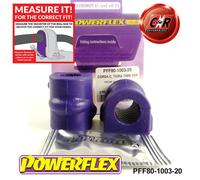 PFF80-1003-20 Powerflex Road Barra Antirollio Ant Boccole di Montaggio 20mm