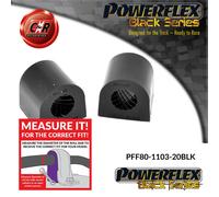 Powerflex Black Frarb Spazzole 20mm per Fiat Puntoevo Abarth 09on