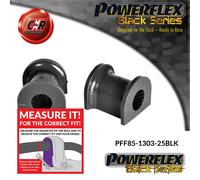 PFF85-1303-25BLK Powerflex Nero Supporti Barra Anti Rollio Anteriore 25mm