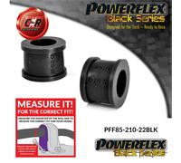 PFF85-210-22BLK Powerflex Black Barra Antirollio Ant Occhio Bullone Spazzole