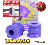 Powerflex Road Anteriore Bronzine Barra Antirollio 16mm per VW Fox (03-14)